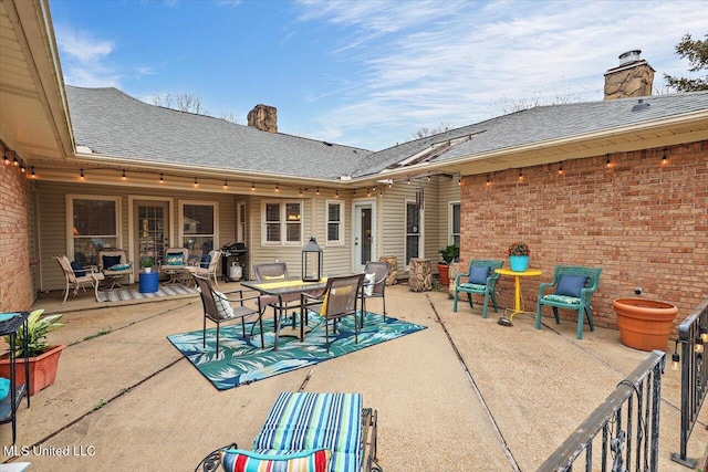 view of patio / terrace with grilling area