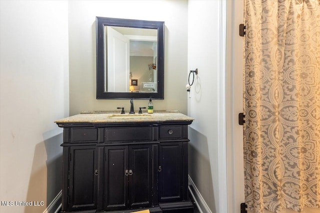 full bathroom with vanity