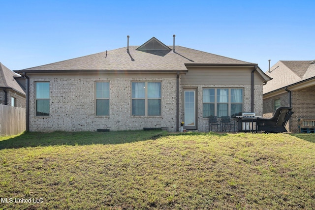 7785 Parkridge Dr, Southaven, MS 38671 - rear view of house with brick siding and roof with shingles