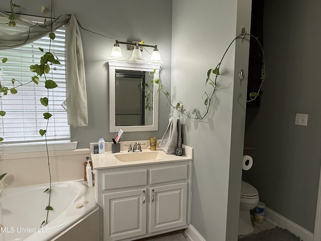 9958 Kahana St, Diamondhead, MS 39525 - full bath with vanity and a tub to relax in