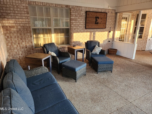 view of patio / terrace with outdoor lounge area