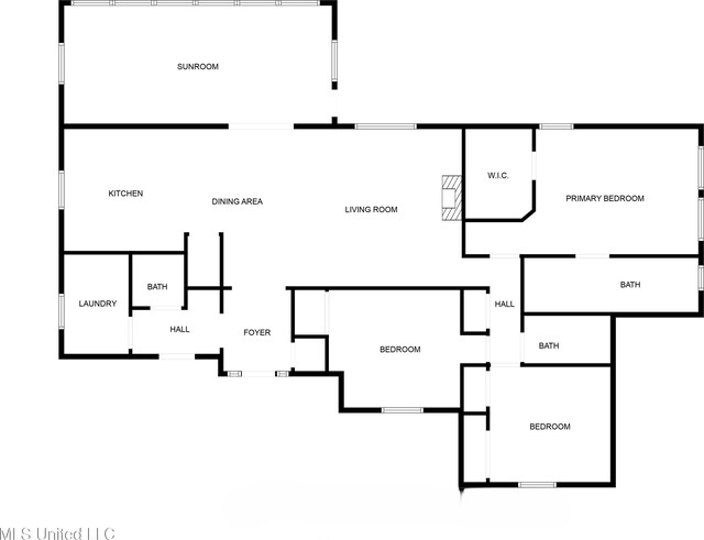 7829 Alawai Ave, Diamondhead, MS 39525 - view of layout