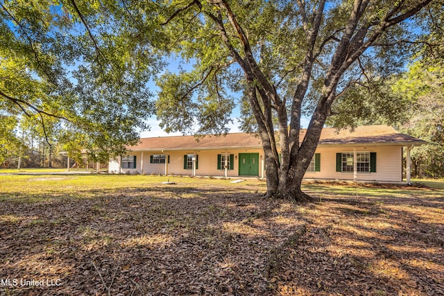 view of back of property