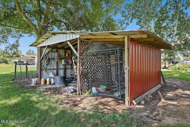 9414 Hillsboro Ludlow Rd, Lena, MS 39094 - view of outbuilding