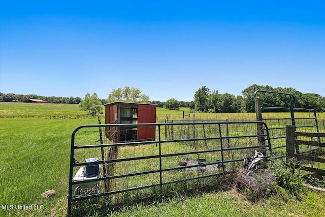 9414 Hillsboro Ludlow Rd, Lena, MS 39094 - view of yard with a view of countryside