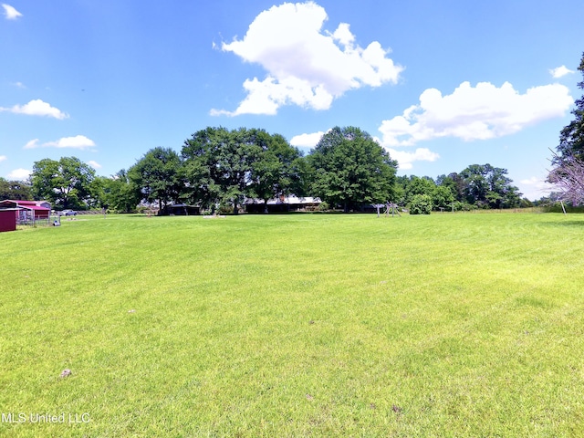 9414 Hillsboro Ludlow Rd, Lena, MS 39094 - view of grassy yard