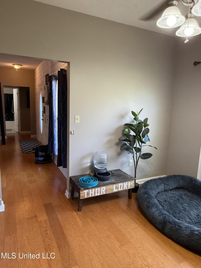 25 Dry Field Rd, Byhalia, MS 38611 - corridor featuring wood finished floors and baseboards