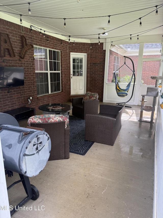 25 Dry Field Rd, Byhalia, MS 38611 - view of patio / terrace featuring an outdoor hangout area