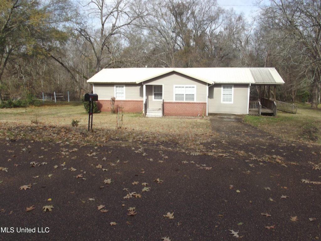 view of ranch-style house