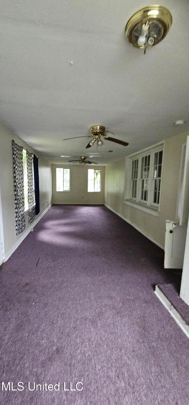 1080 Alta Vista Blvd, Jackson, MS 39209 - spare room with a ceiling fan, carpet, and baseboards