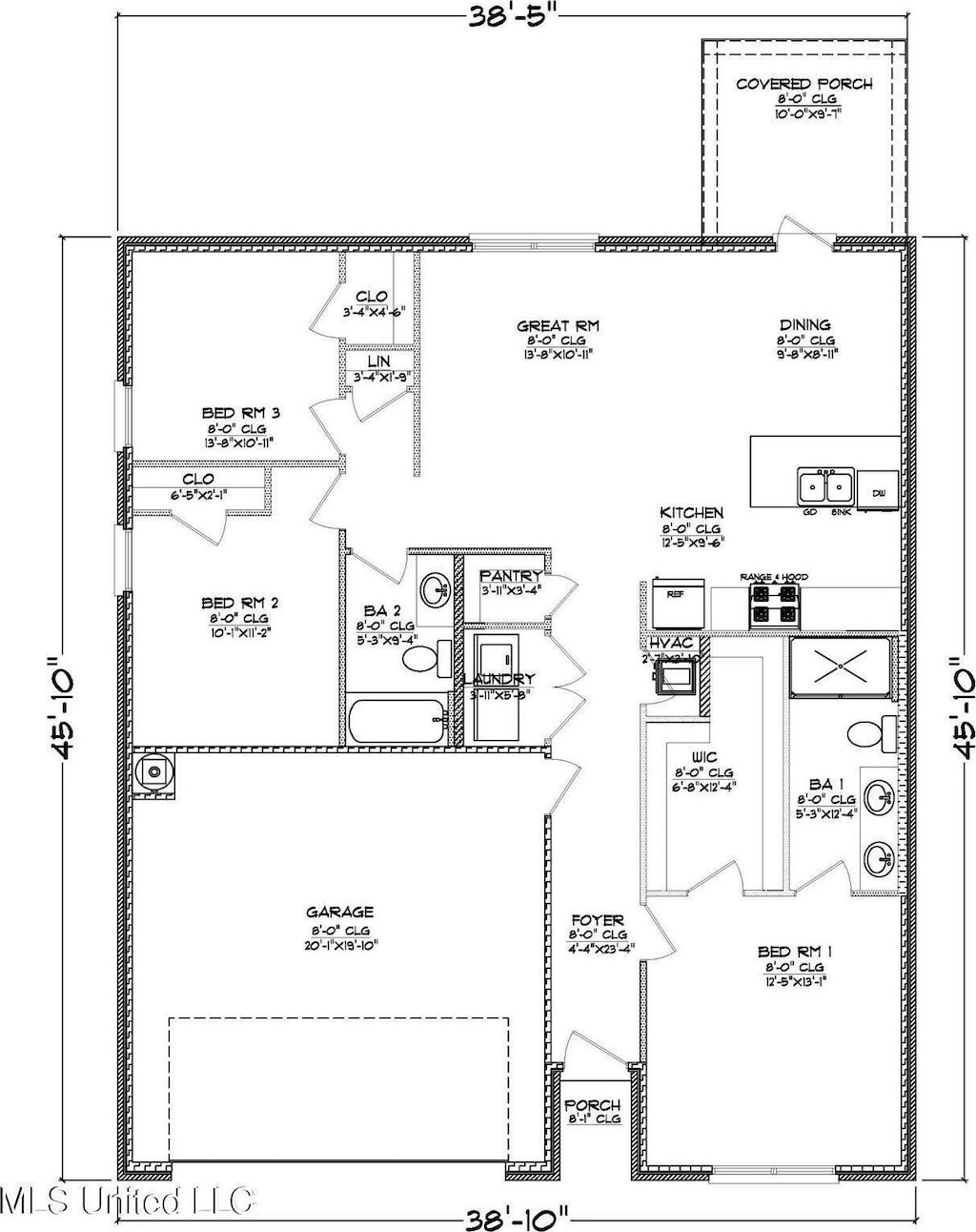 129 Cedar Ridge Blvd, Pearl, MS 39208 - property floor plan