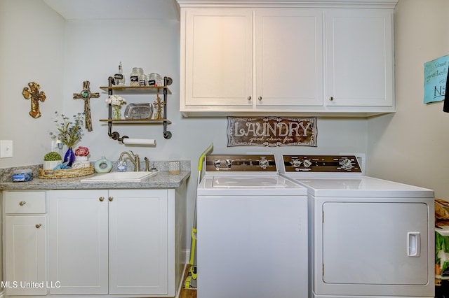 598 Westfield Dr, Pearl, MS 39208 - laundry room featuring cabinet space and washer and dryer