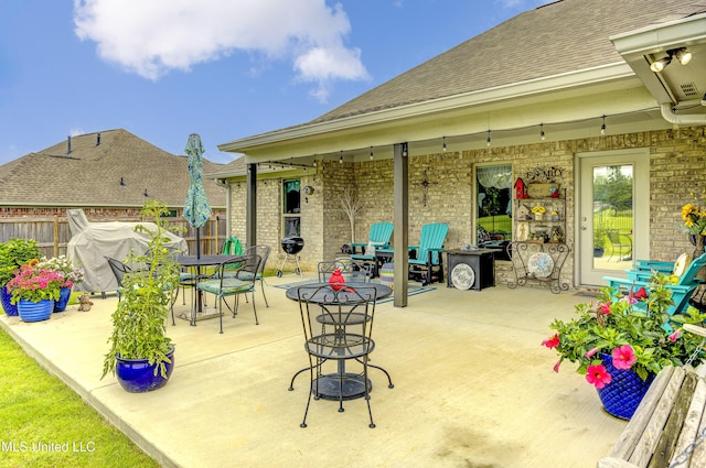 598 Westfield Dr, Pearl, MS 39208 - view of patio featuring outdoor dining area