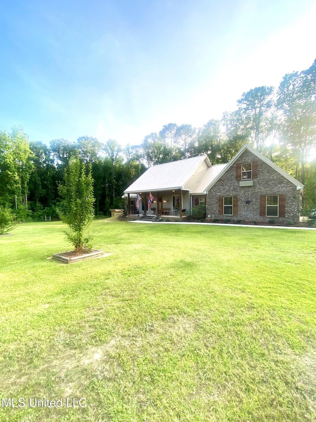 115 Pinedale Rd, Terry, MS 39170 - view of front facade featuring a front yard