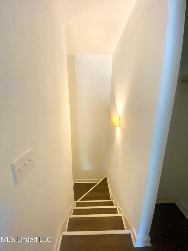 115 Pinedale Rd, Terry, MS 39170 - staircase featuring baseboards