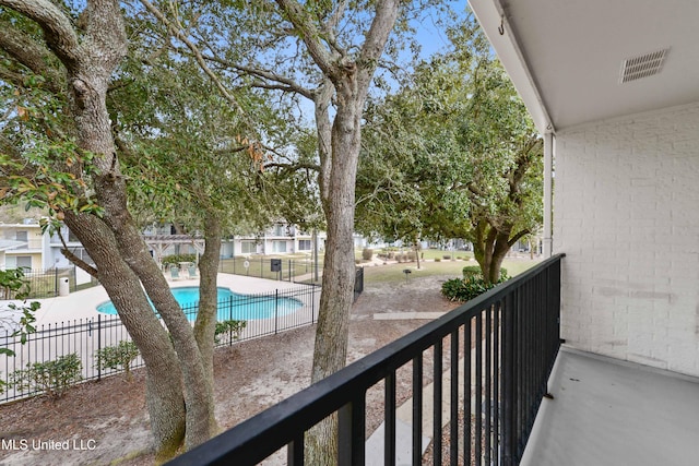 3230 Cumberand Rd Unit 56, Ocean Springs, MS 39564 - balcony featuring view of pool area
