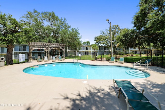 3230 Cumberand Rd Unit 56, Ocean Springs, MS 39564 - community pool featuring a pergola and a patio area