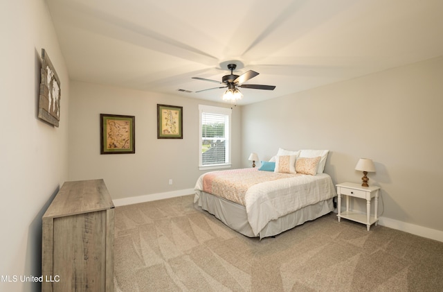 5267 Reserve Way, Hernando, MS 38632 - bedroom with carpet, baseboards, and ceiling fan