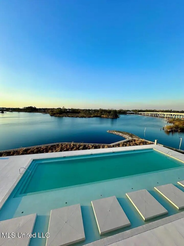 1302 Magnolia St Unit 202, Gulfport, MS 39507 - view of pool featuring a water view