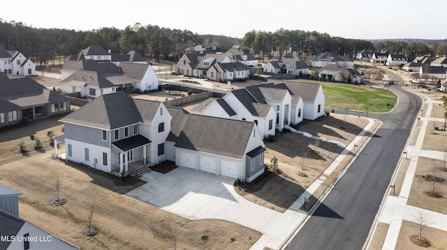 birds eye view of property featuring a residential view