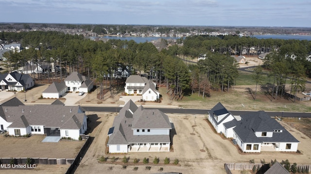 bird's eye view featuring a residential view