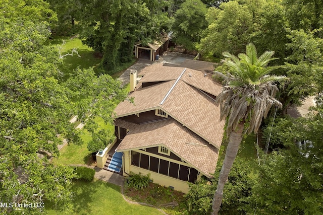 208 Washington Ave, Ocean Springs, MS 39564 - aerial view of property and surrounding area