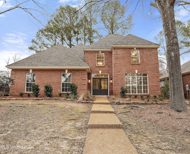 view of front of home featuring french doors