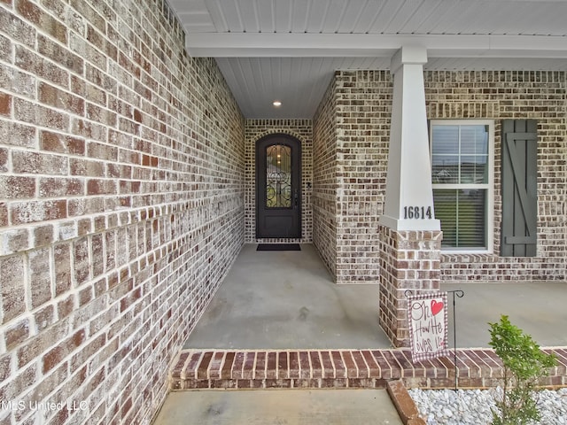 16814 W Landon Green Dr, Gulfport, MS 39503 - property entrance featuring brick siding