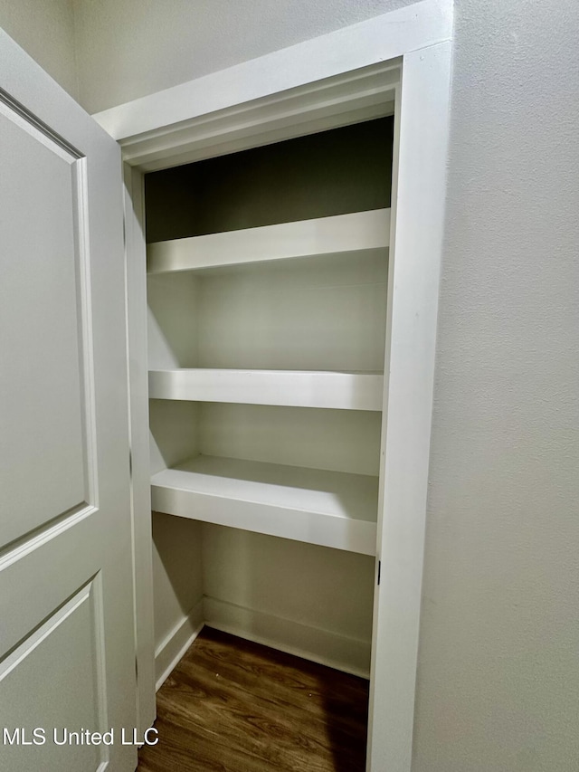 view of closet