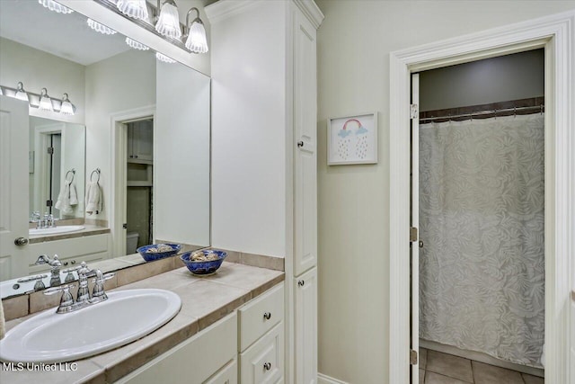105 Speers Valley Rd, Brandon, MS 39042 - full bath featuring vanity, toilet, and tile patterned flooring