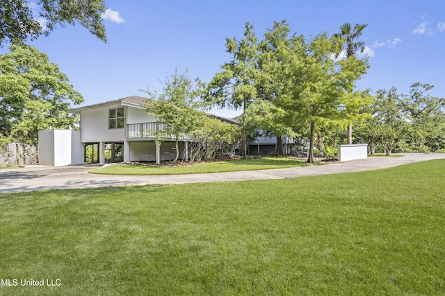 420 N Caribe Pl, Gulfport, MS 39507 - view of front of home with a front yard