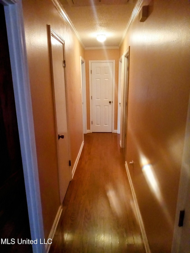 701 W Gresham St, Indianola, MS 38751 - hall with wood-type flooring and ornamental molding