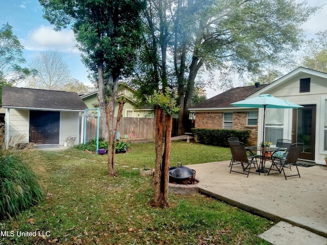 701 W Gresham St, Indianola, MS 38751 - view of yard with a patio area