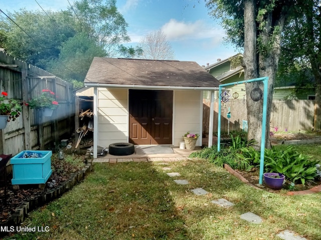 701 W Gresham St, Indianola, MS 38751 - view of outdoor structure featuring a lawn