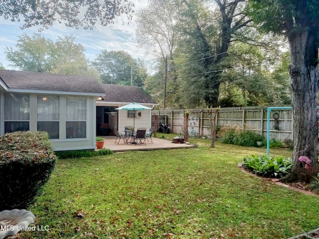 701 W Gresham St, Indianola, MS 38751 - view of yard featuring a patio area