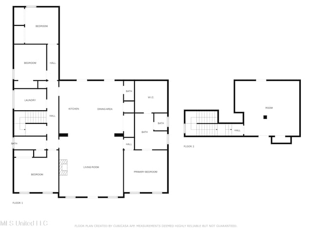 802 Old Spanish Trl, Bay Saint Louis, MS 39520 - floor plan / room layout