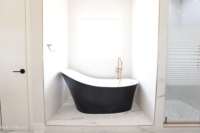 138 Genoa Dr, Madison, MS 39110 - full bathroom featuring a freestanding bath and a walk in shower