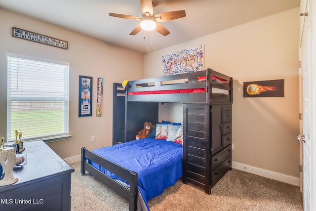 5251 Fairbury Way, Diberville, MS 39540 - carpeted bedroom with baseboards and ceiling fan