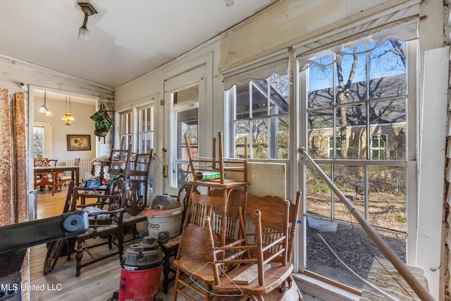 sunroom with a healthy amount of sunlight