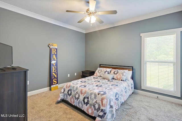 244 Hidden Hills Pkwy, Brandon, MS 39047 - carpeted bedroom with baseboards and ceiling fan