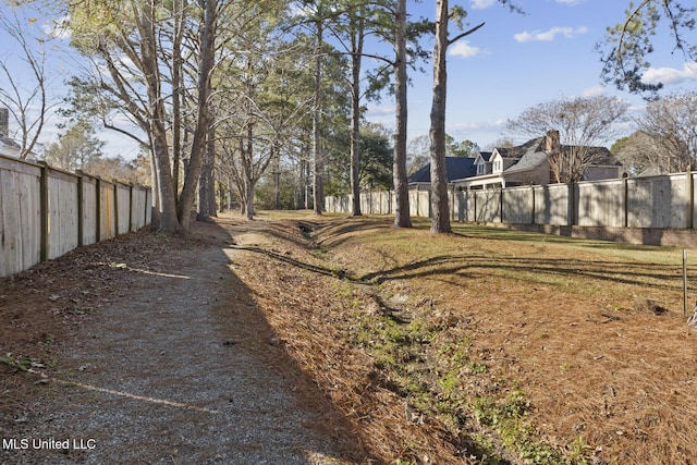 view of yard