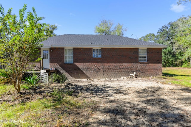 view of rear view of property