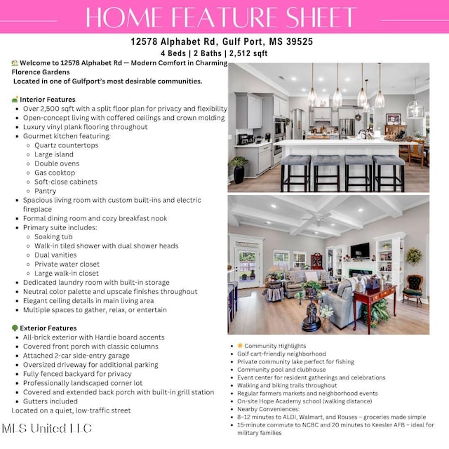 12578 Alphabet Rd, Gulfport, MS 39503 - view of a document with multiple images