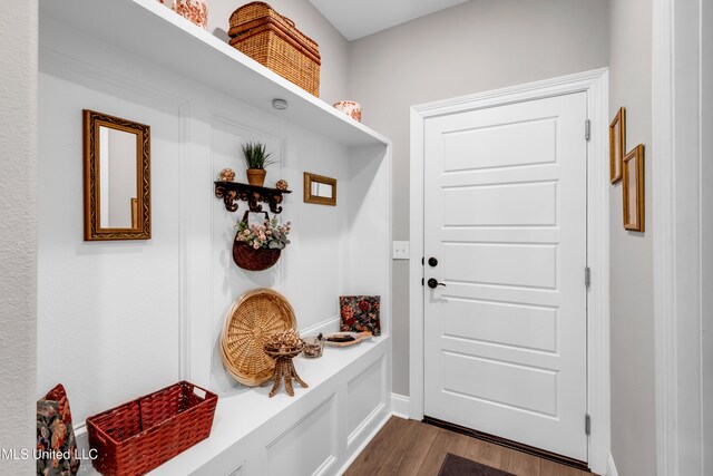 12578 Alphabet Rd, Gulfport, MS 39503 - mudroom featuring dark wood-style flooring