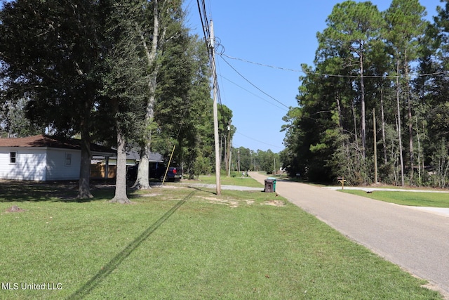 view of road