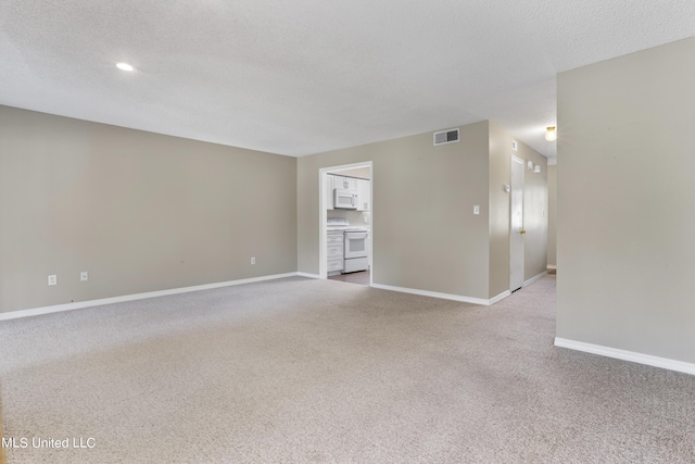 295 Highpoint Dr, Diamondhead, MS 39525 - carpeted empty room featuring recessed lighting, a textured ceiling, visible vents, and baseboards