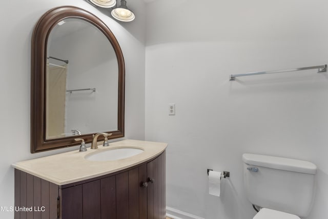 295 Highpoint Dr, Diamondhead, MS 39525 - bathroom with vanity and toilet