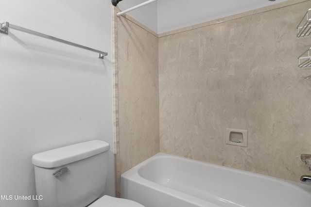 295 Highpoint Dr, Diamondhead, MS 39525 - full bathroom featuring toilet and bathtub / shower combination