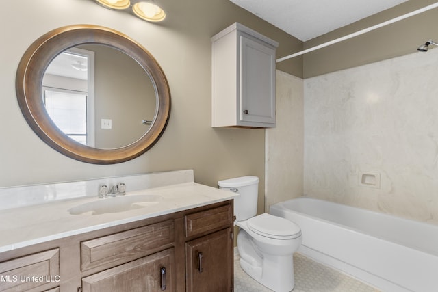 295 Highpoint Dr, Diamondhead, MS 39525 - bathroom with shower / tub combination, vanity, and toilet