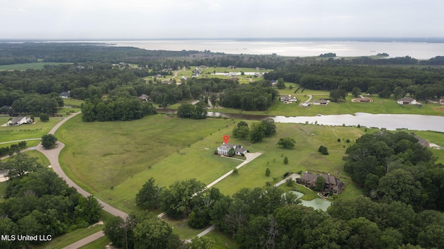 1053 Woodbridge Dr, Brandon, MS 39047 - overview of rural landscape with a large body of water